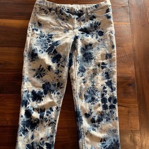 Jordache Jean capris acid wash tie dye for girls